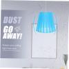 ASAKKURA Gauze Lamp Shade for Table Floor and Wall Lamps Cozy Illumination Effect Easy to Install Clip Design Blue Replacement for Home view 3