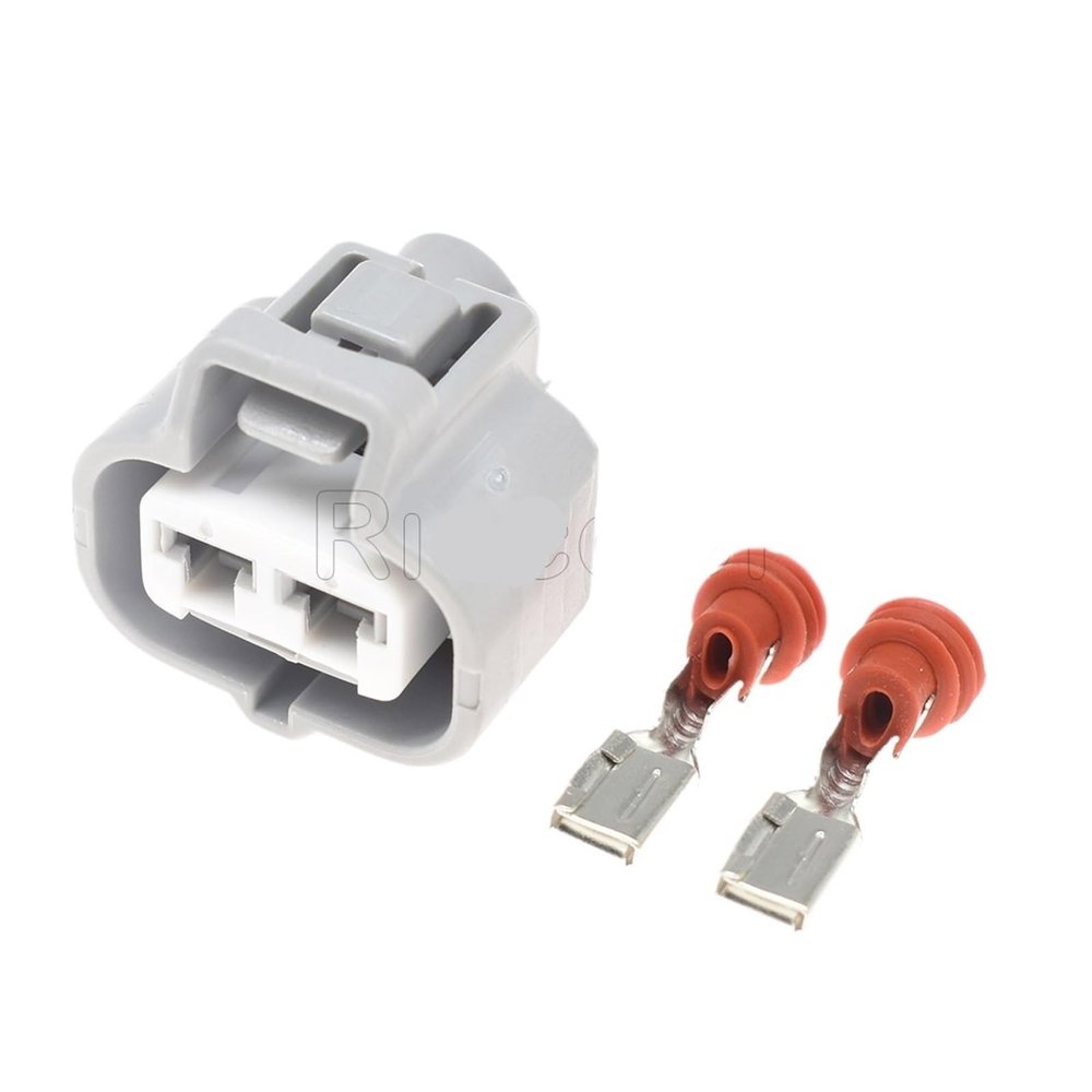 1-20 Kit 4.8mm 2 Pin Ways Female Hydraulic Motor p/Lug Waterprof Auto Connector 6189-0425 DJ7021B-4.8-21(1Set)