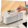 CAXUSD Cable Organizer Box with Lid Durable Material Tidy Cord Management for Space-Saving Design for Wires and Power Strips Stylish Storage Container view 2