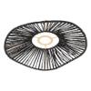 Levemolo Rattan Shades Paper Hanging Lamp Funky Lamp Cover Vintage Style Lampshade Home Decor view 1