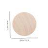 BUTIFULSIC 8pcs Wooden Round Pull Knobs for Cabinets Rubberwood Handles Multi-Functional Dresser Hardware for Furniture view 4