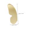 TOGEVAL Aluminum Alloy Butterfly Knob Elegant Gold Pull Handle for Dressers Cabinets and Nursery Decor Minimalist Design for Easy Installation Unique Decorative Butterfly Shape view 2