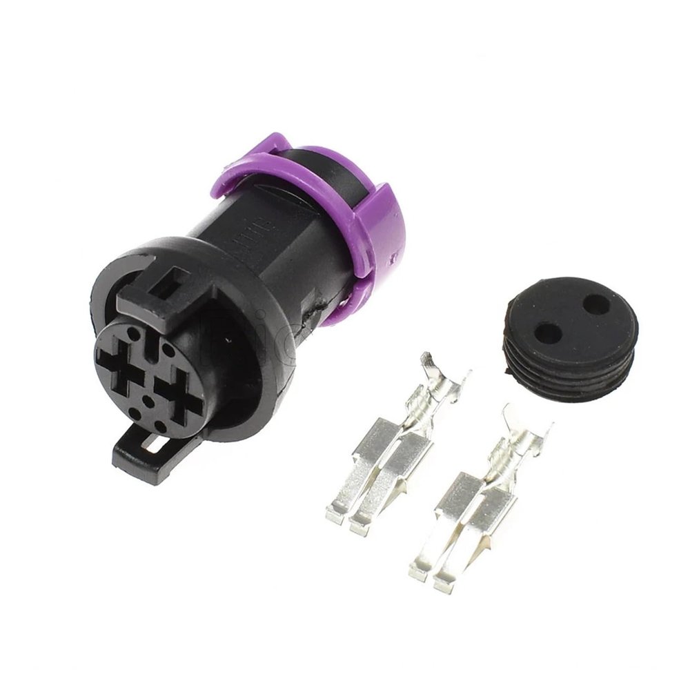 1/5 Sets Kit TE 2 Pin Male Female Circular Waterprof Fog Lamp p/Lug Connector 813972926 813972923 DJ70217-6.3-11/21(Female,1Set)