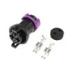 1/5 Sets Kit TE 2 Pin Male Female Circular Waterprof Fog Lamp p/Lug Connector 813972926 813972923 DJ70217-6.3-11/21(Female,1Set) view 1