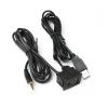 150CM 3 Styles Car Dash Flush Mount AUX USB Port Panel Auto Boat Dual USB Extension Cable Adapter(2 Ports) view 1
