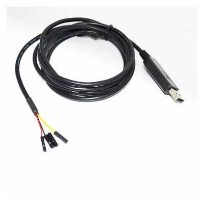 lowmountainswere HFHYDZSW F/;TD/;1 FT232RL USB to RS232 Converter 4PIN 4 Way D-PO-T Jumper DEBUG Download Cable Fit Compatible with PINOUT VCC GND TXD RXD(3m)