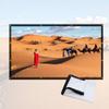 BERWDUXA Outdoor Foldable Projector Screen 60" 72" 100" 120" 150" 200" Double Sided Cinema Screen Washable/Anti-Crease HD Screen for Home, Party, Camping(100inch-16:9) view 1