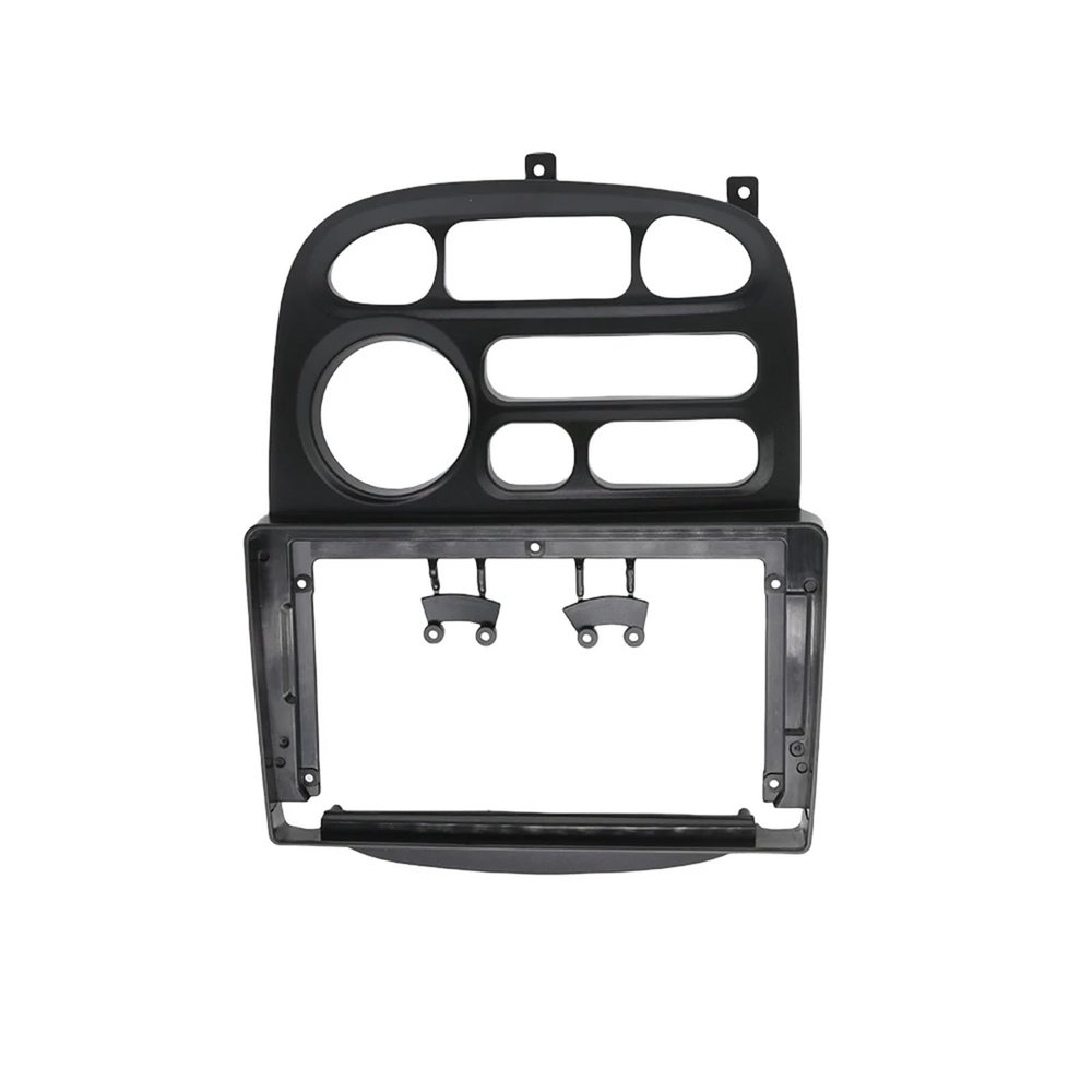 9 Inch Car Fascia Frame Fitting Adaptor Android Audio Dash Trim Kit Compatible with Hyundai H1 Starex 1997-2007 Install Mount Kit(Only Frame)