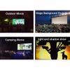 BERWDUXA 200 Inch Projection Screen Large Foldable Movie Screen 300 250 180 150 Inch Outdoor Portable Projector Screen Washable for Home Backyard Office Meeting Presentation(16:9,120") view 4