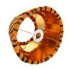 MOLUCKFU Plush Tiger Print Lampshade Cover Creative Table and Bedside Lamp Shade with Soft Texture Decorative Replacement for Cozy Home Shape view 1