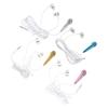 Abaodam 4pcs Mini Microphone Portable Vocal Mic for Phone Tablet Computer Tiny Lightweight for Singing Voice Recording and Vlogging view 1