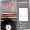 RORPOIR Acrylic Vinyl Record Storage Rack Transparent Display Shelf for Albums Music and Photo Collections Stylish and Functional Home Organizer view 4