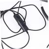 Abaodam Head-Mounted Microphone with Noise Reduction for Communication Dual Ear Voice Amplifier Mic Comfortable for Long Wear USB Compatible for Men and Women view 2