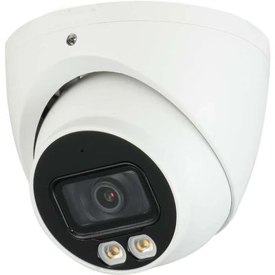 ENS HCC3I381T-IRAPV-28 Diamond 4K Smart Dual Illuminators HDCVI Fixed-Focal Turret Camera, 2.8mm Lens, IR(131ft)/LED(131ft), Night Color, Built-in Mic, True WDR, Starlight, 12V DC