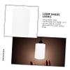 BUTIFULSIC Practical White Glass Lamp Shade for Table Bedside and Ceiling Lighting Easy to Install Durable Simple Design for Home view 2