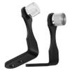 2pcs Telescope Camera Adapter Binocular Tripod Mount Black Silver Finish view 1