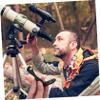 2pcs Telescope Camera Adapter Binocular Tripod Mount Black Silver Finish view 4