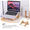KICHOUSE 1pc Height Adjustable Laptop Stand Versatile Storage Shelf for Enhanced Airflow and Heat Dissipation Easy Setup for Improved Productivity for Use view 3