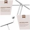 ARTIBETTER Ergonomic Laptop Riser Stand Hollow Design for Optimal Cooling Height for Desk Use Compatible Laptops and Tablets Modern Iron Construction view 3