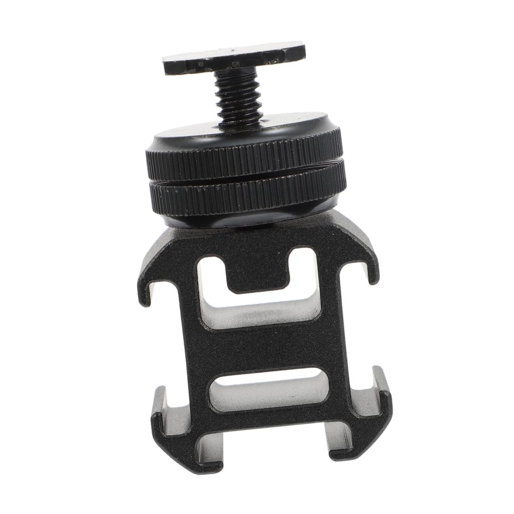 jojofuny 1set Camera Hot Shoe Mount Adapter Design for Microphones Led Lights Accessories Easy Installation Tripod Screw Adapter Scratch-Resistant Photography Accessory