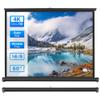 50 inch Small Projector Screen, Goldengrainv Retractable Pull Up Screen, Floor Projector Screen, 16:9 4K Portable Screen for Projector, Roll Down Movie Screen for Gaming Indoor, Mini White Screen view 1