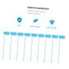 FELTECHELECTR 100pcs Bulk Zip Ties Self-locking Shoes Ties Weatherproof Strong Flexible Theft view 3