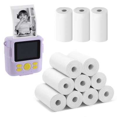 12 Rolls Kids Instant Camera Print Refill Paper - Photo Printer Thermal Paper Rolls, Instant Print Camera Refill Paper for 4 5 6 7 8 9 10 Year Old Girls Boys Birthday Gifts