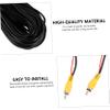 Beatifufu Car Video Extension Cable for Backup Camera Rearview Mirror Accessory Long Audio Signal Line Compatible Rear Camera view 3