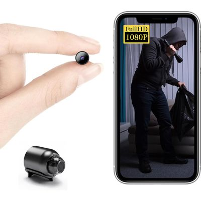 Smallest Wireless WiFi Camera,Mini Cameras with HD1080P Video Recording Live Feed,Portable Mini Cameras,Baby Monitor Cam with Night Vision,Motion Detection,Cloud Storage for Security Outdoor/Indoor