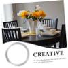 COLLBATH Dining Table Turntable Bearing Aluminum Alloy Lazy Susan Swivel Plate Smooth Rotation for Wood Glass and Marble Tables view 4