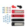 Silscvtt 12V 180A Busbar Distribution Block, Red and Black Busbar Bus Bar Power Distribution Block, Replacement for Car Golf Cart RV Boat view 1