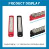 Silscvtt 12V 180A Busbar Distribution Block, Red and Black Busbar Bus Bar Power Distribution Block, Replacement for Car Golf Cart RV Boat view 2