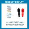 Silscvtt 12V 180A Busbar Distribution Block, Red and Black Busbar Bus Bar Power Distribution Block, Replacement for Car Golf Cart RV Boat view 3