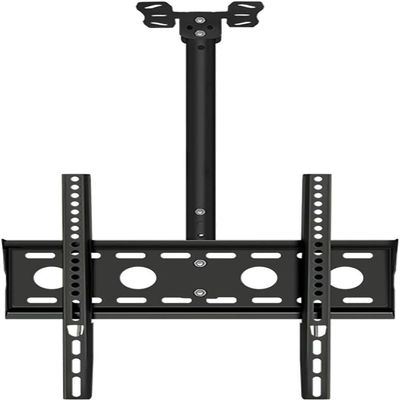 JDXQBLD Universal TV Stand Multifunction Adjustable TV Ceiling Mount, Smooth Swivel, Tilt and Extension, Fits 32-50 Inch Flat Panel Televisions, Mount On Ceilings, Black TV Mount TV Stand