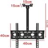 JDXQBLD Universal TV Stand Multifunction Adjustable TV Ceiling Mount, Smooth Swivel, Tilt and Extension, Fits 32-50 Inch Flat Panel Televisions, Mount On Ceilings, Black TV Mount TV Stand view 2
