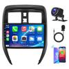 10 inch Car Radio for Nissan Versa Sedan 2015 2016 2017 2018 2019 with Wireless Carplay Android Auto [2+32GB] Bluetooth Screen with WiFi GPS Bluetooth FM SWC Backup Camera view 1