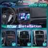 10 inch Car Radio for Nissan Versa Sedan 2015 2016 2017 2018 2019 with Wireless Carplay Android Auto [2+32GB] Bluetooth Screen with WiFi GPS Bluetooth FM SWC Backup Camera view 2
