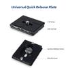 Fotopro Tripod Ball Head with Quick Release Plate, 33lbs Load Capacity, 360 Panoramic Rotation, Professional Aluminum Camera Mount for DSLR, Tripod, Monopod, Slider, T3S view 4