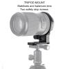 CFTGIW Lens Collar Tripod Mount Ring, Quick Release Plate, with Arca Type Groove, Light Weight, Strap Hole, for T70 180 F2.8 II Lens, 70mm Tripod Collar Mount Ring view 2