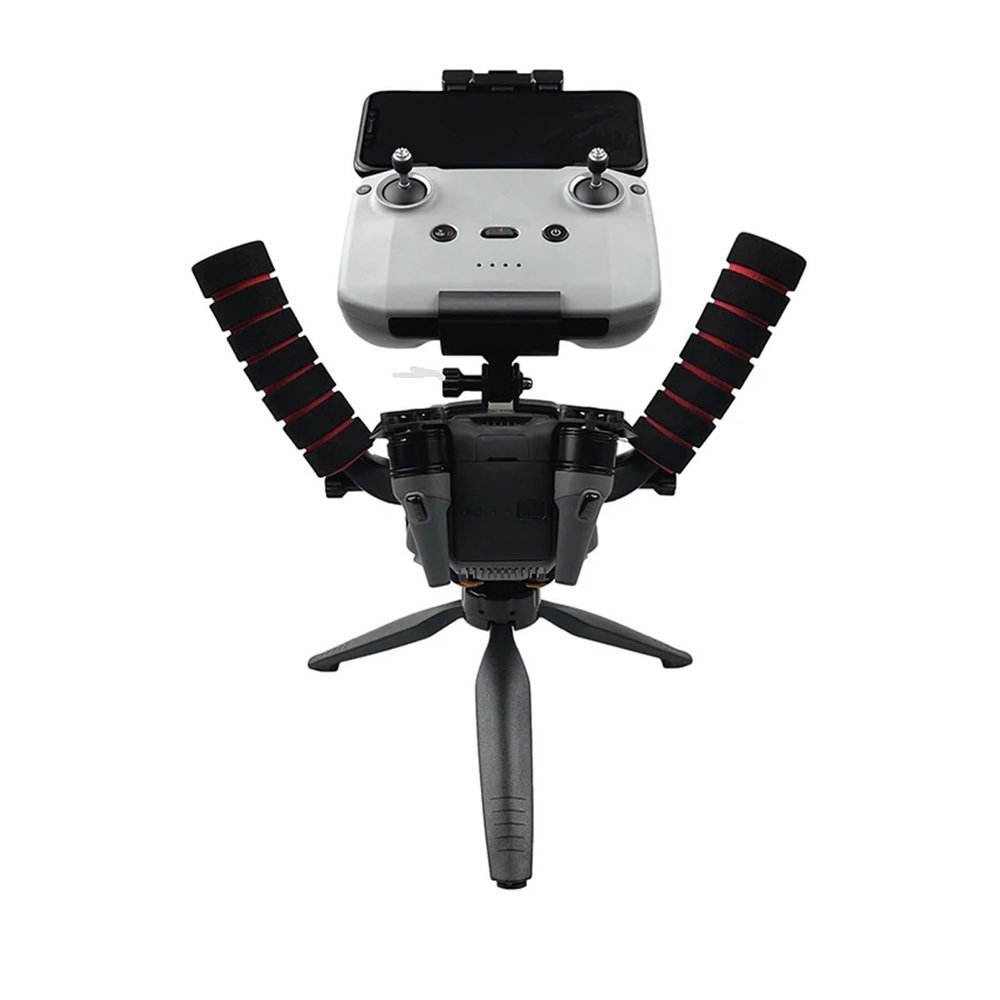 Double Handle Handheld Stabilizer Shooting Bracket Tripod Modified Bracket For DJ3(For RC)