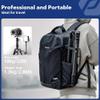 Fotopro 73" Camera Tripod & Detachable Monopod, Carbon Fiber Tripod for Travel, Portable Compact Tripod Stand, Ball Head with QR Plate, Inverted Center Column, Max Load 10kg/22lbs, X-Go Plus E 2 view 2