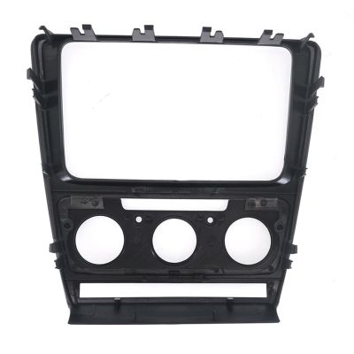 Carbon Fiber Car Center Console Air Vent Condition Car Radio Fascia Mounting Installation Dash Kit Auto 2 Din Frame Panel DVD Fascia Audio Frame/Fit for Skoda Octavia 2013 Accessories Car Stereo Dash