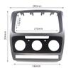 Carbon Fiber Car Center Console Air Vent Condition Car Radio Fascia Mounting Installation Dash Kit Auto 2 Din Frame Panel DVD Fascia Audio Frame/Fit for Skoda Octavia 2013 Accessories Car Stereo Dash view 4