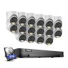 ANNKE 3K Security Camera System, 32 Channel 3K Lite AI DVR, 16x 3K/5MP Outdoor IP67 Waterproof CCTV Turret Cams with Smart Color Night Vision, Built-in Mic, AI Human/Vehicle Detection, 4TB Hard Drive view 1