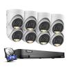 ANNKE 3K Security Camera System, 32 Channel 3K Lite AI DVR, 8X 3K/5MP Outdoor IP67 Waterproof CCTV Turret Cams with Smart Color Night Vision, Built-in Mic, AI Human/Vehicle Detection, 4TB Hard Drive view 1