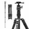 Fotopro 58" Aluminum Camera Tripod with Ball Head, Detachable Monopod with QR Plate, Lightweight & Stable, Inverted Center Column, Max Load 8kg/17.6 lbs, X-Go Gecko E 2 view 1