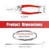 DAFONSO Heavy Duty & Corrosion-Resistant Stainless Steel Zip Ties Kit with Metal Scissors-11.8 Inch, 50 Pieces-Ideal for Machinery, Vehicles, Exhaust Wrap, Farms, Pipes, Cables & Outdoor Fence view 3