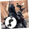 Mobestech Bike Phone Mount Handlebar Motorcycle Camera Support Clamp Dual Clamps Ball Head Holder view 3