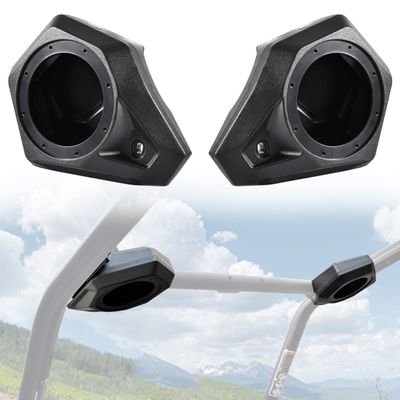 SLORIMOD 5.25" Front Roof Speakers Pods Enclosures Holders for Can-Am Trail Sport/Commander, Audio Speaker Panels Boxes Pod Mount for Can-Am Trail Sport/Commander Max 2018-2025 Accessories, 715003672