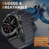 Ocean Ultra Trail Band 26mm Designed for Garmin Fenix 8 51mm/Fenix 6X/Fenix 7X/Fenix 5X Plus/Fenix 6X Pro/Fenix 3/Fenix 3 HR/Tactix Delta,Quickfit 26 Watch Nylon Bands (Dark Gray, 26MM) view 4